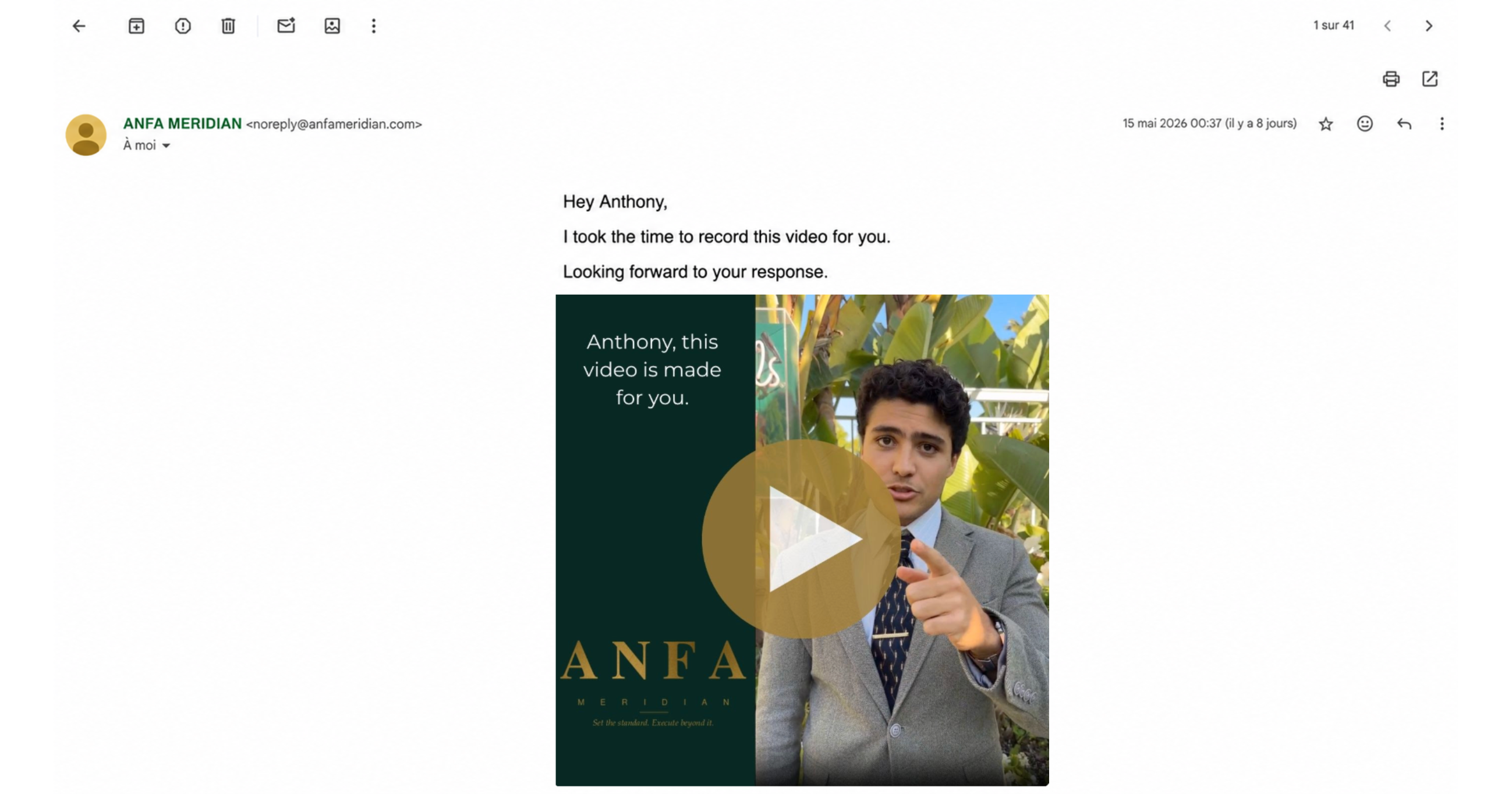 Email mockup