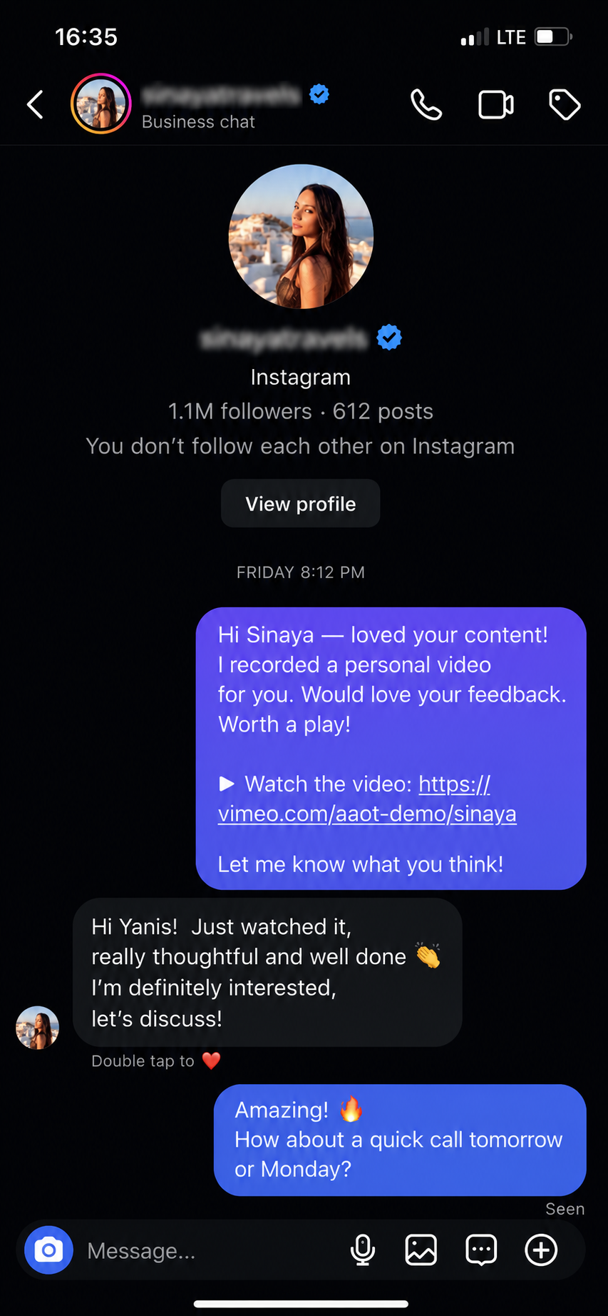 Instagram mockup
